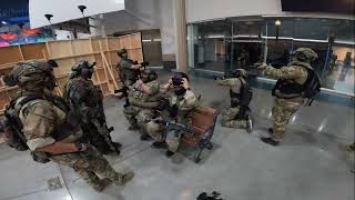 Operation Flamingo 2024 Airsoft event in Primm NV shopping mall by Operation Lion Claws [upl. by Yendys]