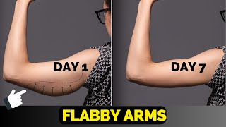 5 Minute Simple FLABBY ARMS Workout  women amp ladies [upl. by Seedman]