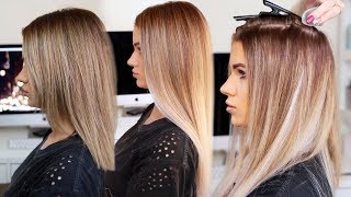 HOW TO APPLY TAPE IN HAIR EXTENSIONS  Step by step tutorial [upl. by Nell]