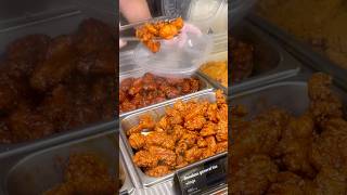 Trying Walmart hot foods for the first time… shorts viral mukbang [upl. by Asseralc]