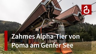 Sesselbahn Bernex  Pré Richard  Alternder PomaKoloss mit Blick zum Genfer See [upl. by Anihc]