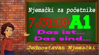 Njemački jezik 7Video A1 za početnike [upl. by Buehrer138]