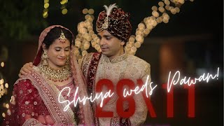 Shriya Weds Pawan Wedding Teaser [upl. by Nealah]