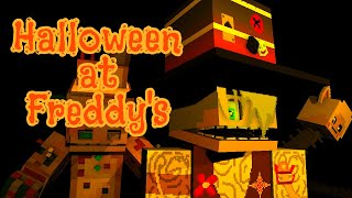 Animation Minecraft fnaf quotHalloween at Freddysquot remix [upl. by Ful]