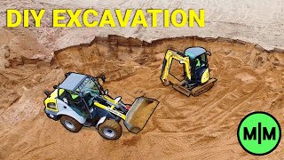 Saving Big with DIY Foundation Excavation and First Concrete Pour  Max Maker Dream Workshop Ep 2 [upl. by Oglesby]