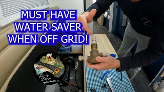 MUST HAVE FREE CAMPING OFFGRID CARAVAN MOD WATER DIVERTER VALVE [upl. by Araf]