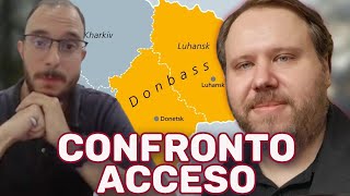 CONFRONTO ACCESO PARABELLUMANDREA LUCIDI Reporter Donbas Pro Russia [upl. by Rehptsirhc]