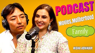 Nisha Adhikari talks about Movie JourneyMotherhoodampFamily Biswa Limbu Podcast ep  305 [upl. by Rizzi]