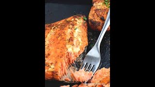 Air Fryer Spicy Garlic Dijon Salmon [upl. by Chancelor632]