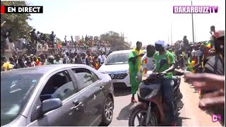 EN DIRECT  Accueil populaire des Lions du Sénégal à laéroport LSS de Dakar [upl. by Flanagan484]