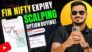 Intraday Trading  Banknifty option Scalping 13th AUGUST  Option Buying [upl. by Noloc]