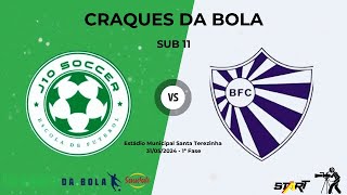 CRAQUES DA BOLA BRUMADINHO X J10 SOCCER SUB 11 [upl. by Ewnihc157]