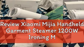 Review Xiaomi Mijia Handheld Garment Steamer 1200W Ironing Machine Household Travel Clothes [upl. by Ziana]