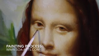 Mona Lisa Painting Process [upl. by Nera]