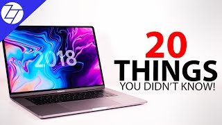 MacBook Pro 2018  20 Things You Didnt Know [upl. by Falo]