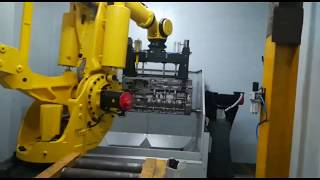 Robotic Fettling with Spindle [upl. by Giorgio]