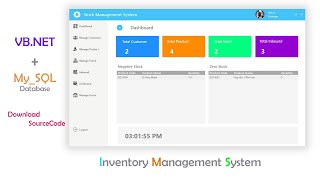 Inventory Management System in VBNET and MySql databaseSource code  VBNET Tutorial [upl. by Ben]