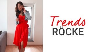 Diese Rocklänge trägt man 2019  Top 6 Trends Röcke Frühling Sommer 2019  natashagibson [upl. by Ayotnahs]