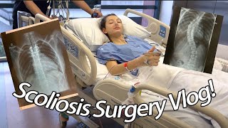 Scoliosis Surgery Vlog Having surgery on my spine 🤍 [upl. by Nedaj194]