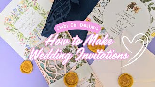 Creating Elegant Wedding Invitations with Your Silhouette Cameo and Printer [upl. by Adey770]