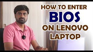 HOW TO ENTER BIOS ON LENOVO LAPTOP  LENOVO V14 G3 [upl. by Kunkle]