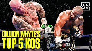 Dillian Whytes Top 5 MOST BRUTAL KOs 🥊💥 [upl. by Carmelle508]