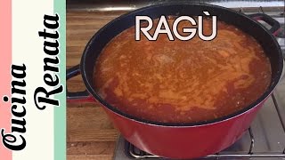 Come fare il ragù di carne  Cucina Renata [upl. by Notsirb]