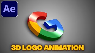 3D Logo Animation Tutorial in After Effects  No Plugins  3D Intro Tutorial 2025 [upl. by Tammy]