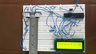 Interfacing HCSR04 Ultrasonic Sensor to PIC Microcontroller [upl. by Valdis]