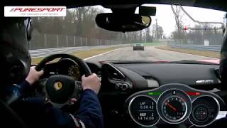 Ferrari 488 GTB MONZA con istruttore a tratti indisponente PURESPORT [upl. by Gnni]