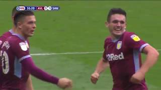 John McGinns WONDERGOAL for Aston Villa vs Sheff Wednesday [upl. by Hurleigh827]