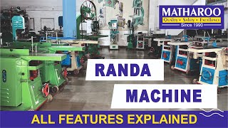 Randa Machine  Pocket Friendly Wood Planer  Wood Working Machine  Matharoo Engineering Products [upl. by Jacqueline]