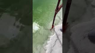 天然结晶湖盐开采工艺Natural crystallized lake salt mining process [upl. by Adnarim]