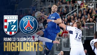 HC Zagreb vs Paris SaintGermain Handball  Round 13  EHF Champions League Men 202324 [upl. by Oirotciv]