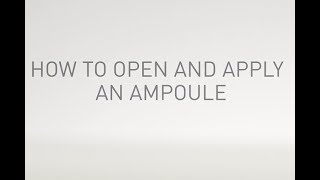 Skincare  How to open and apply an ampoule [upl. by Tesil]