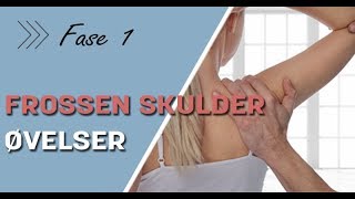 Frossen Skulder Øvelser  Fase 1 [upl. by Valry]