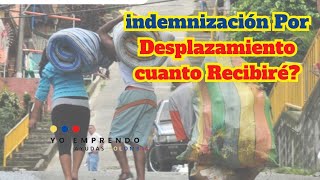 Indemnización Por Desplazamiento cuanto Recibiré 2024 Procesos [upl. by Assi]