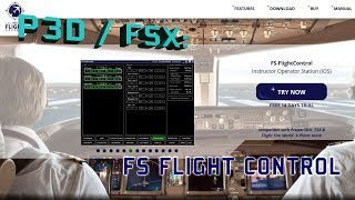 FSX  P3D Review  FS Flight Control [upl. by Imoyaba394]