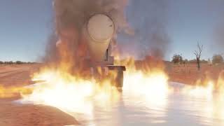 Ammonium nitrate emulsion ANE tanker trailer explosion investigation [upl. by Hines]