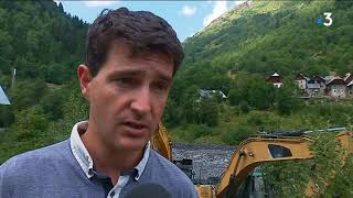 à SaintColombandesVillards en Savoie les orages ont ravagé la commune [upl. by Eidroj540]