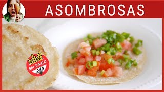 TORTILLAS SIN GLUTEN CON ARROZ CRUDO las amo [upl. by Potter438]