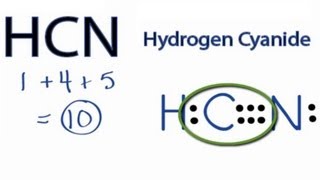 HCN Lewis Structure How to Draw the Lewis Structure for HCN [upl. by Akemehs]