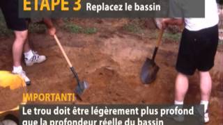 Installer un bassin préfabriqué [upl. by Dahlstrom]