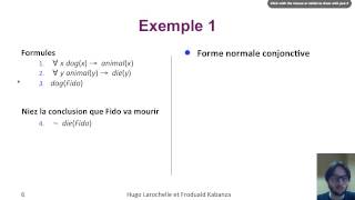 Intelligence Artificielle 67  Logique du premier order  preuve par résolution [upl. by Salomone]