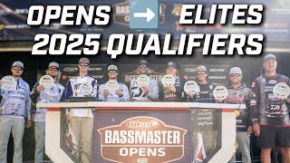 Opens anglers QUALIFY for 2025 Bassmaster Elite Series [upl. by Forester]