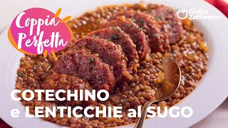 COTECHINO e LENTICCHIE al SUGO la COPPIA PERFETTA di CAPODANNO✨❤️🍾💥 [upl. by Eldnik]