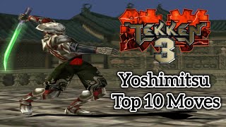 Tekken 3 Yoshimitsu Top 10 Moves  Tekken 3 download kaise kare gameplay tekken3 [upl. by William]