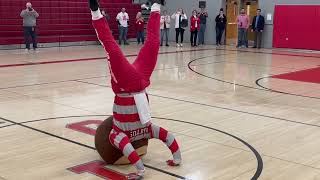 Brutus Buckeye Visits JohnstownMonroe Middle School [upl. by Tut]