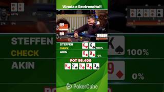 MAIS VIRADA pokerbrasil poker pokerbr pokerpro viradas pokeronline pokertournament casino [upl. by Airekahs]