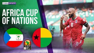 Equatorial Guinea vs GuineaBissau  AFCON 2023 HIGHLIGHTS  01182024  beIN SPORTS USA [upl. by Sandberg]